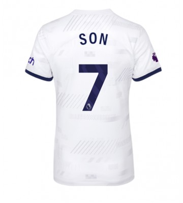 Tottenham Hotspur Son Heung-min #7 Primera Equipación Mujer 2023-24 Manga Corta